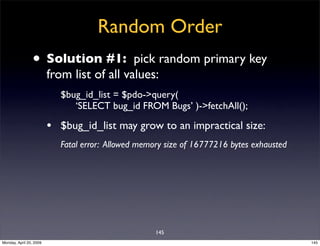 Sql Antipatterns Strike Back