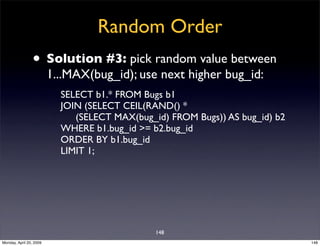 Sql Antipatterns Strike Back