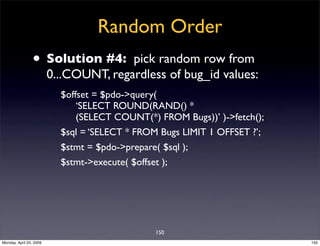 Sql Antipatterns Strike Back