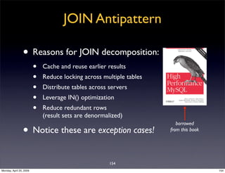 Sql Antipatterns Strike Back
