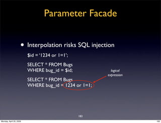 Sql Antipatterns Strike Back