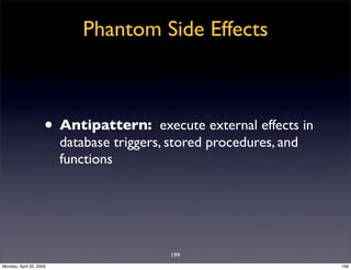 Sql Antipatterns Strike Back