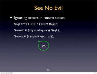 Sql Antipatterns Strike Back