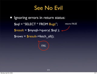 Sql Antipatterns Strike Back