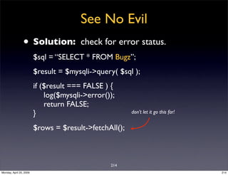 Sql Antipatterns Strike Back