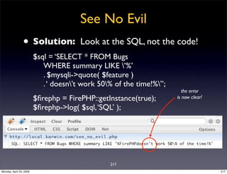 Sql Antipatterns Strike Back