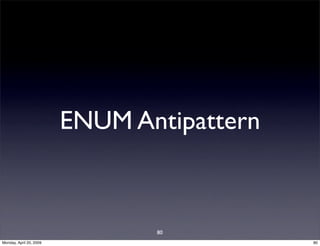 Sql Antipatterns Strike Back