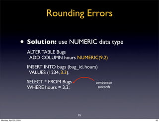 Sql Antipatterns Strike Back