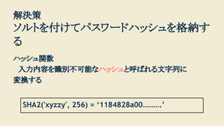 Q
Ȥ򸶤ƥѥ`ɥϥå{

ϥåv
ݤReܤʥϥåȺФФ
Q
SHA2('xyzzy', 256) = 118482800.
 