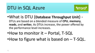 SQL Azure for ISUG(SQL Server Israeli User Group) | PPT