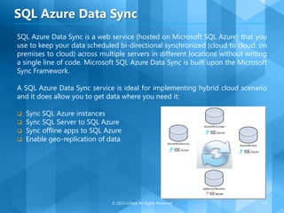 SQL Azure Overview | PPT
