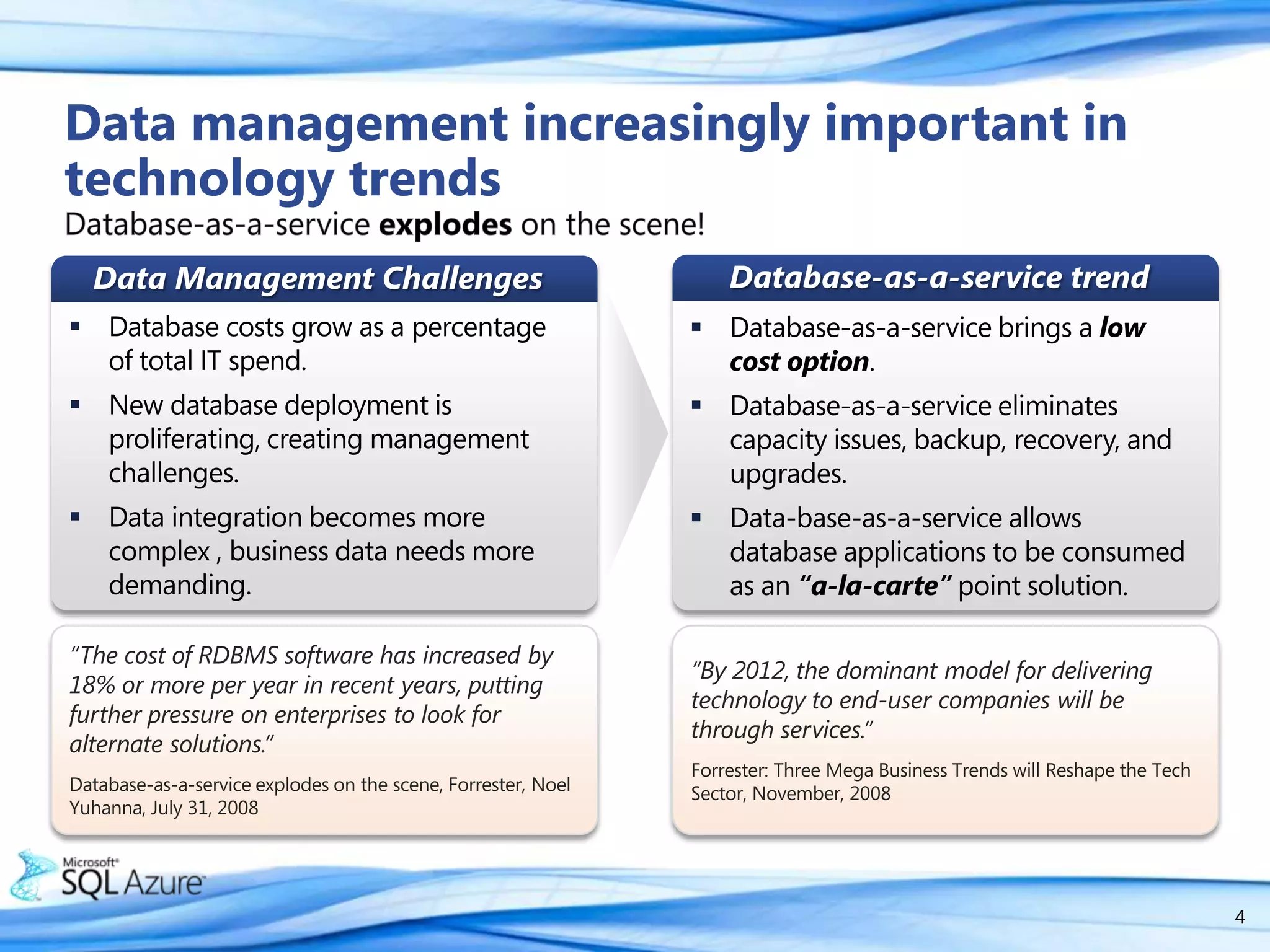 Customers are focusing resources on core value-add activities vs. non-strategic