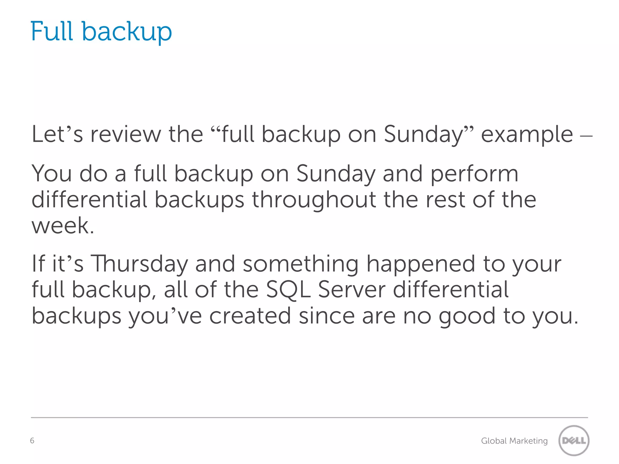 SQL Server Backup and Recovery Challenges | PPTX | Databases | Computer ...