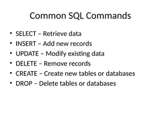SQL_Basics is a ppt for SQL for begineers | PPT