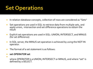 Sql Basics And Advanced | PPTX