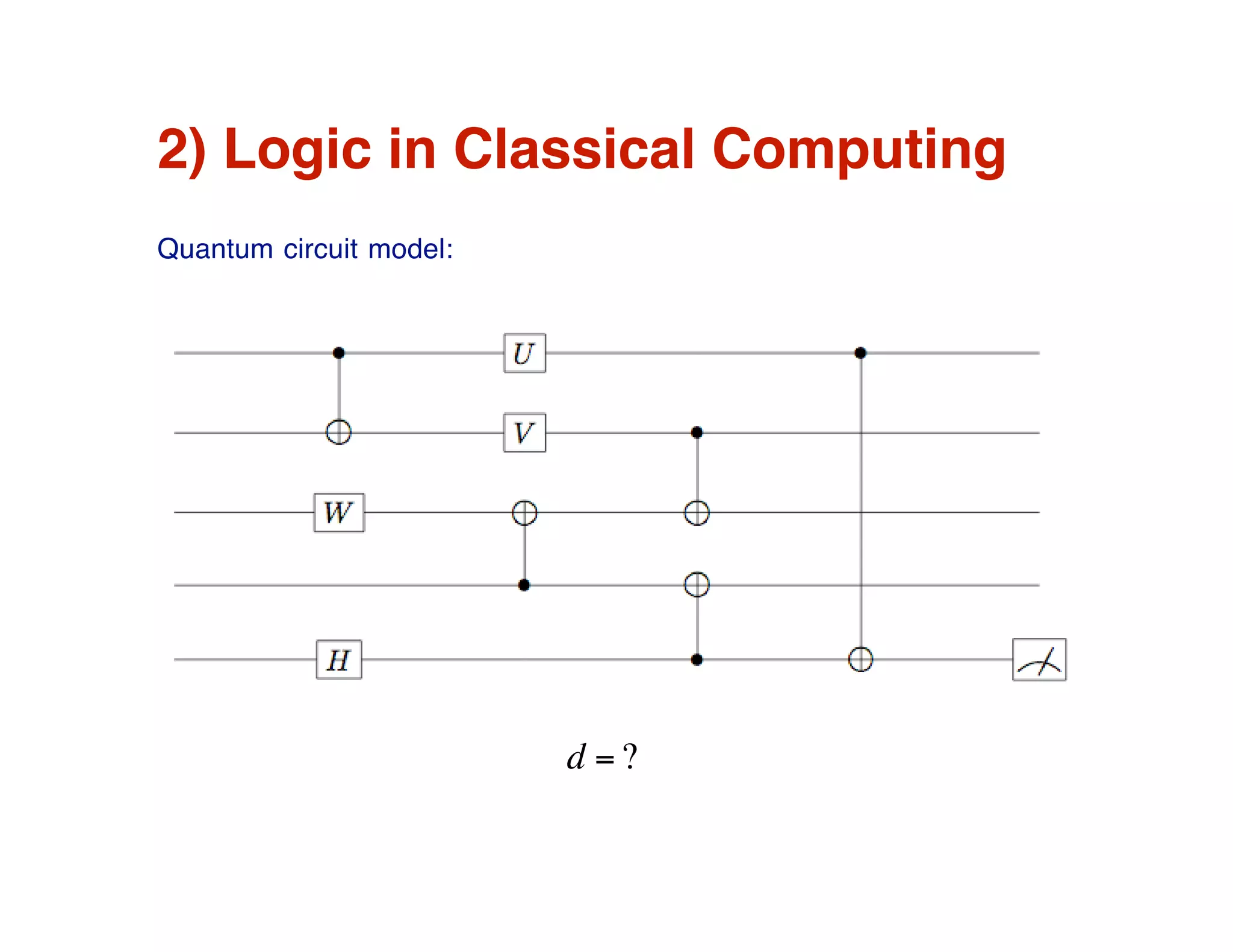 Do we need a logic of quantum computation?