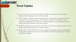 Sql business intelligence | PPTX