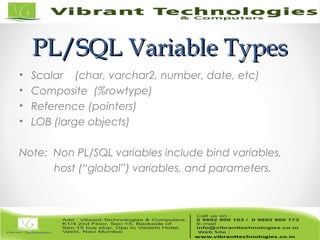 SQL- Introduction to PL/SQL | PPT | Databases | Computer Software and ...