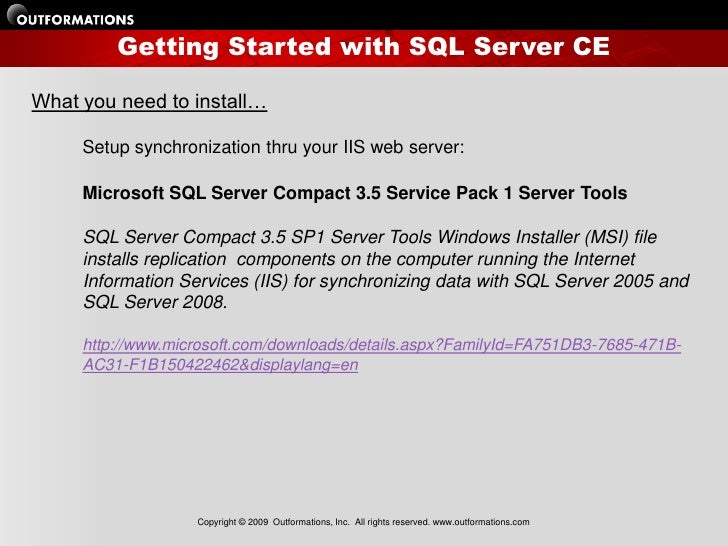 Sql server compact 3 5 sp2 install greecompu