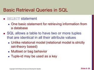 structured query language elmarsi and navathe edition 7th SQL Chapter06 ...