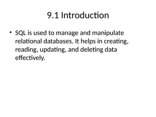 Computer Science 1s year pre university sql ppt | PPTX