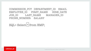 Oracle SQLcl | PDF