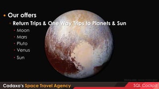 ABAP SQL Editor
Direct SQL input
Only SELECT – no
DELTE or UPDATE
allowed
Result Area
Unlimited result lists
at once
Simple and clear SQL Cockpit SE
Symbols
Additional Infos
Element Info
Notepad
 