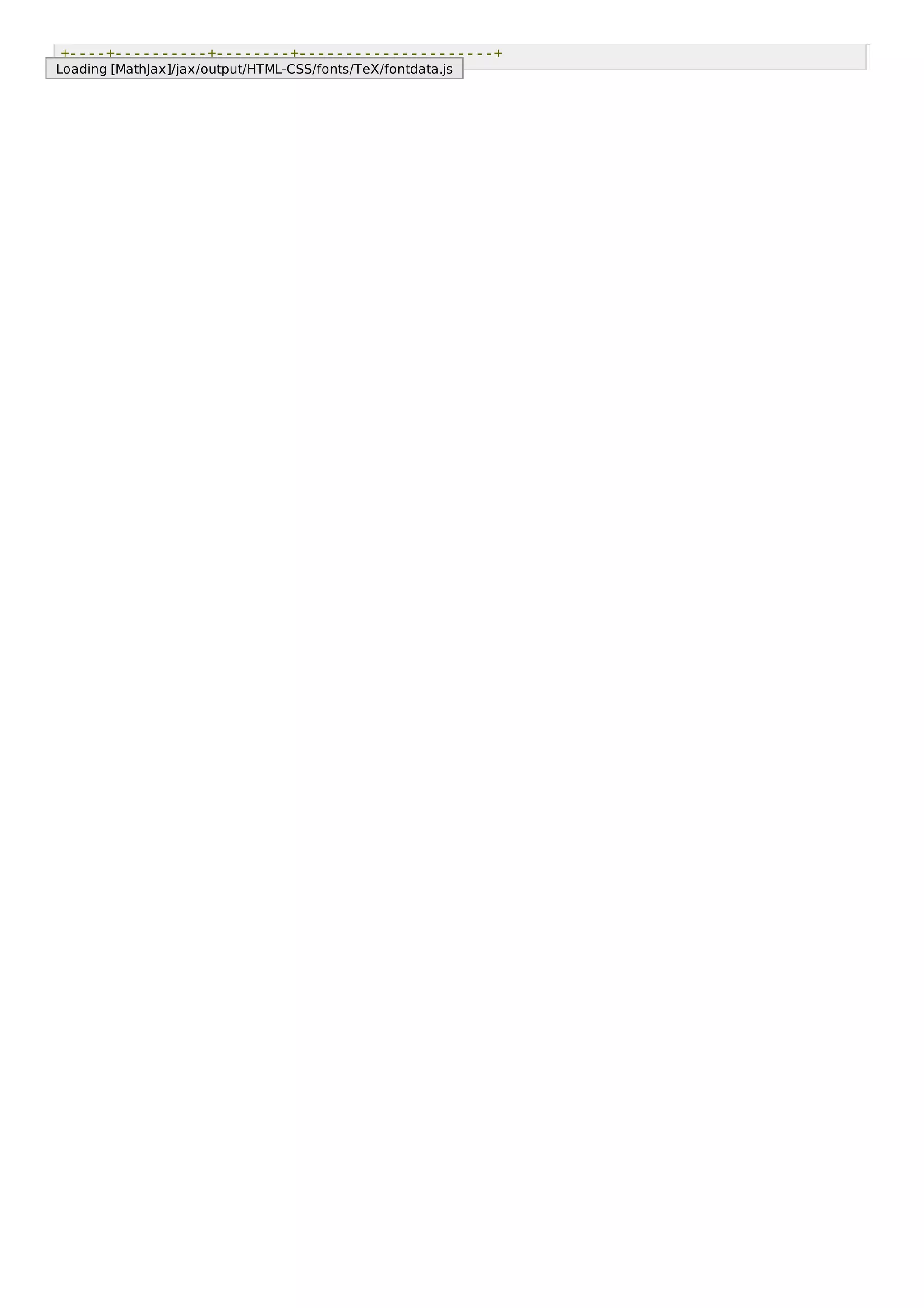 +----+----------+--------+---------------------+
Loading [MathJax]/jax/output/HTML-CSS/fonts/TeX/fontdata.js
 