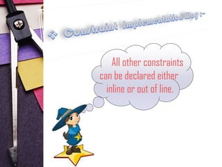 oracle Sql constraint