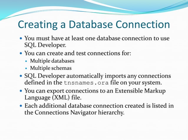 Sql database development part 1 | PPT