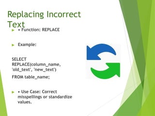 SQL Data Cleaning Functions (SQL data cleaning).pptx