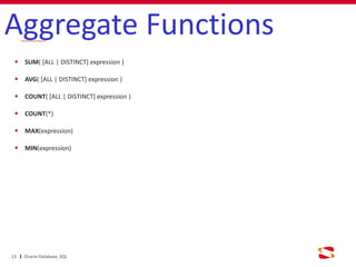 Oracle SQL Part 2 | PPT