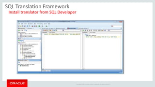 Oracle SQL Developer for the DBA | PPT