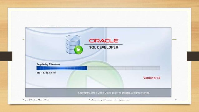 Oracle Sql developer tutorial | PPT