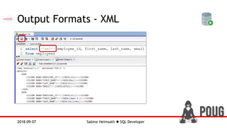 Oracle SQL Developer - POUG 2018 | PDF