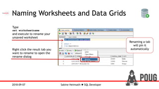 Oracle SQL Developer - POUG 2018 | PDF