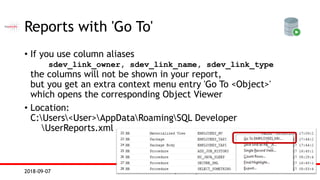 Oracle SQL Developer - POUG 2018 | PDF