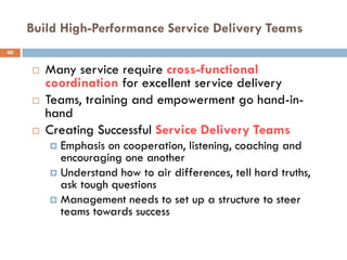 Service Team Approach SQ Lecture Seven - Managing People for Service Advantage | PDF