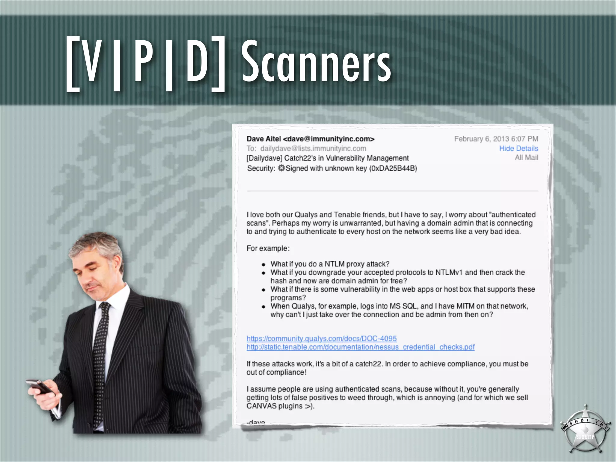 [V|P|D] Scanners

 
