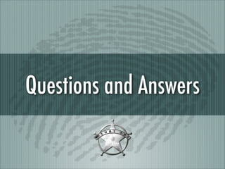 Questions and Answers

 