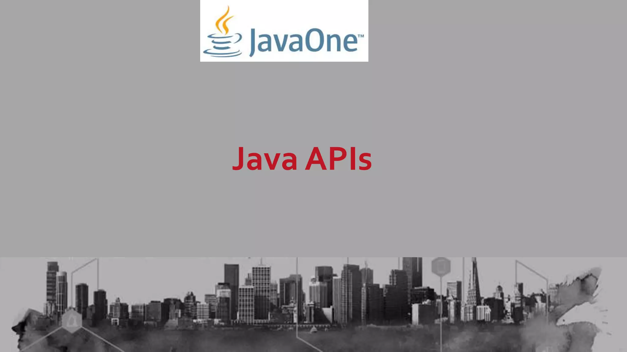 Java APIs 