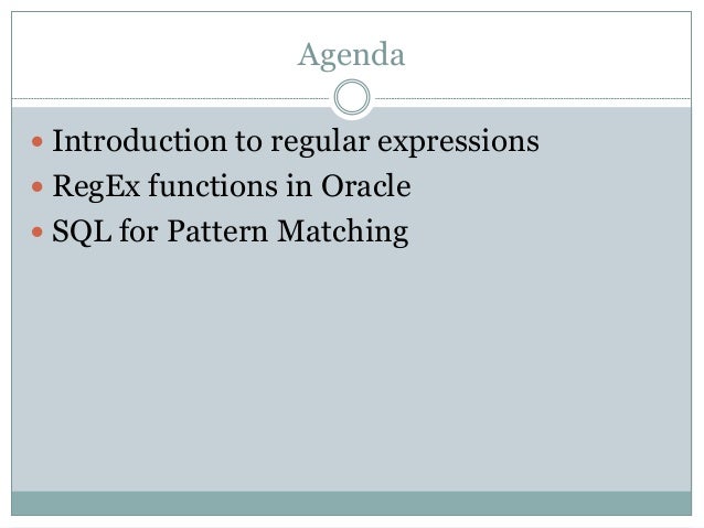 Sql Pattern Matching Numbers | sql for pattern matching oracle 12c Sql Pattern Matching Numbers | sql for pattern matching oracle 12c