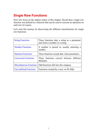 Sql functions | PDF