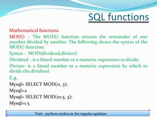 sql functions3 (1).pdf | Databases | Computer Software and Applications