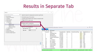 Results in Separate Tab
 
