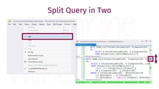 Split Query in Two
 