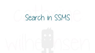 Registered Servers and
Multiserver Queries in SSMS
 
