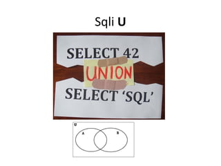 Sqli U

 