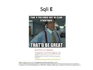 Sqli E

 