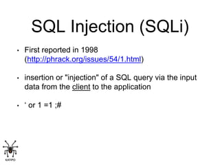 Protecting your data from SQL Injection attacks | PPT image.
